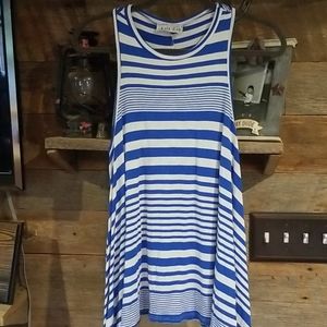 Nwot striped racerback tank top